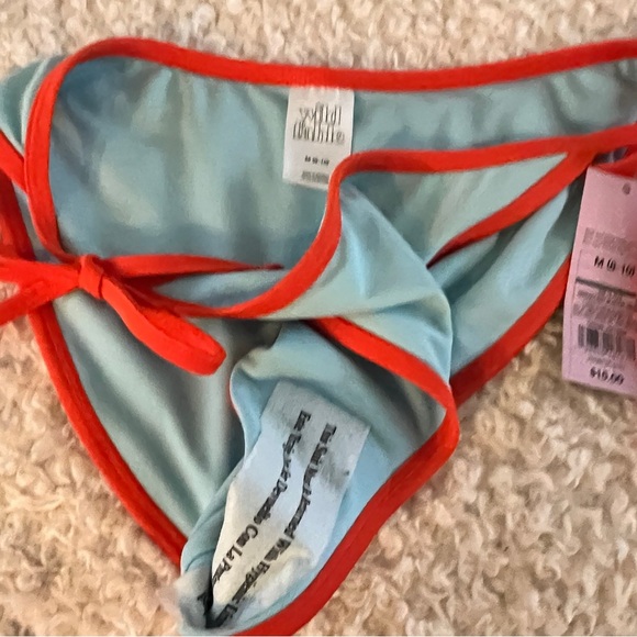 Aqua blue and Red Bikini Bottom wild fable NWT size medium - Picture 4 of 4